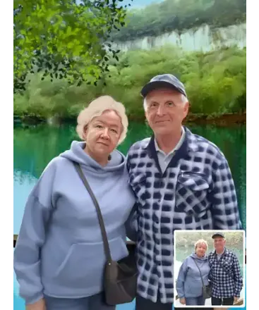 oil imitation example